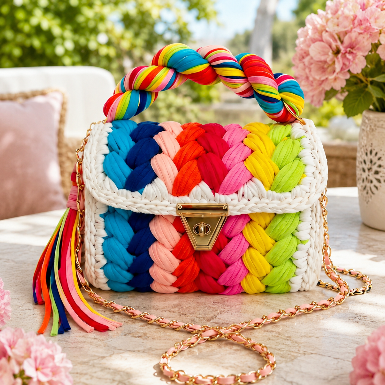 Pride Loops Crochet Bag