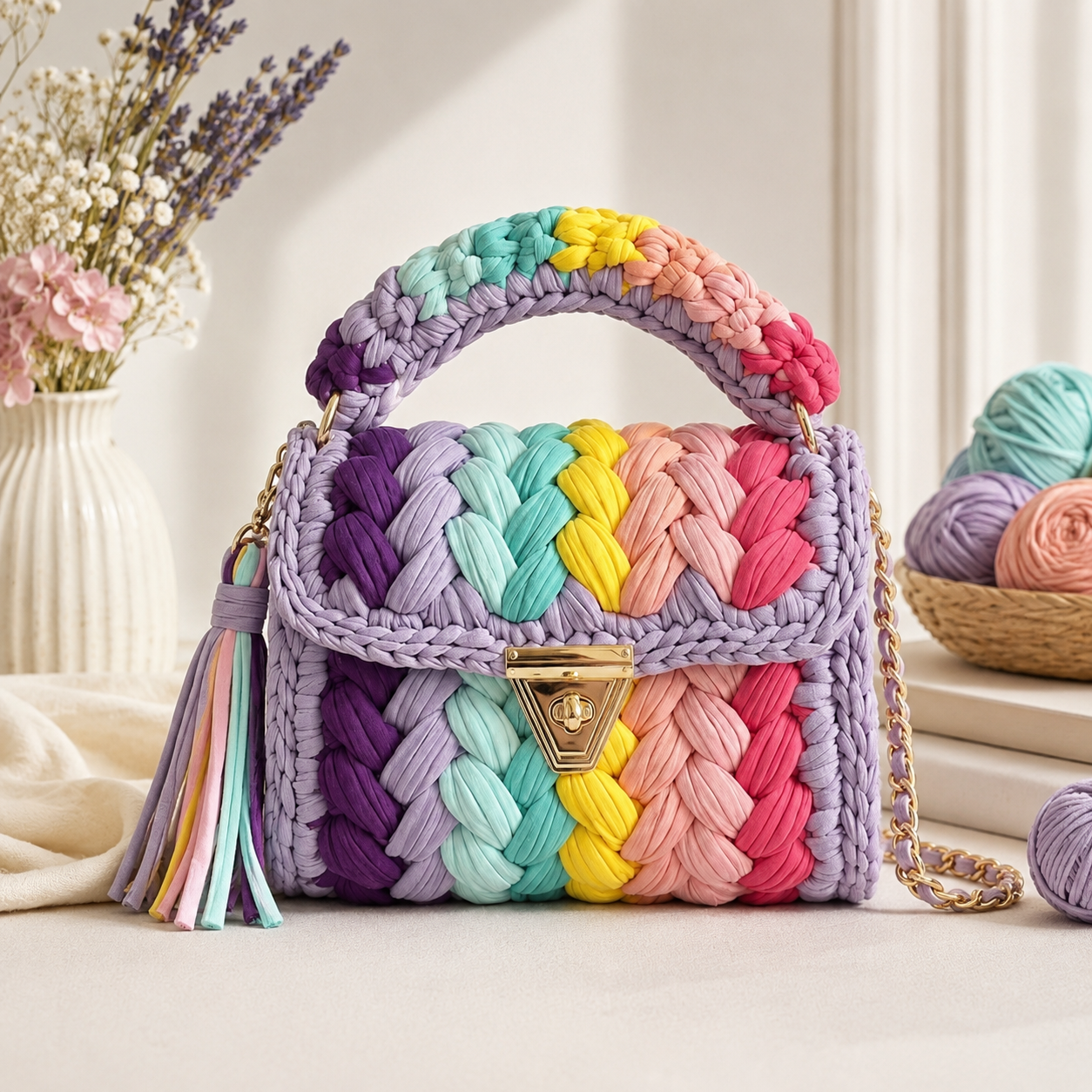 Pride Loops Crochet Bag