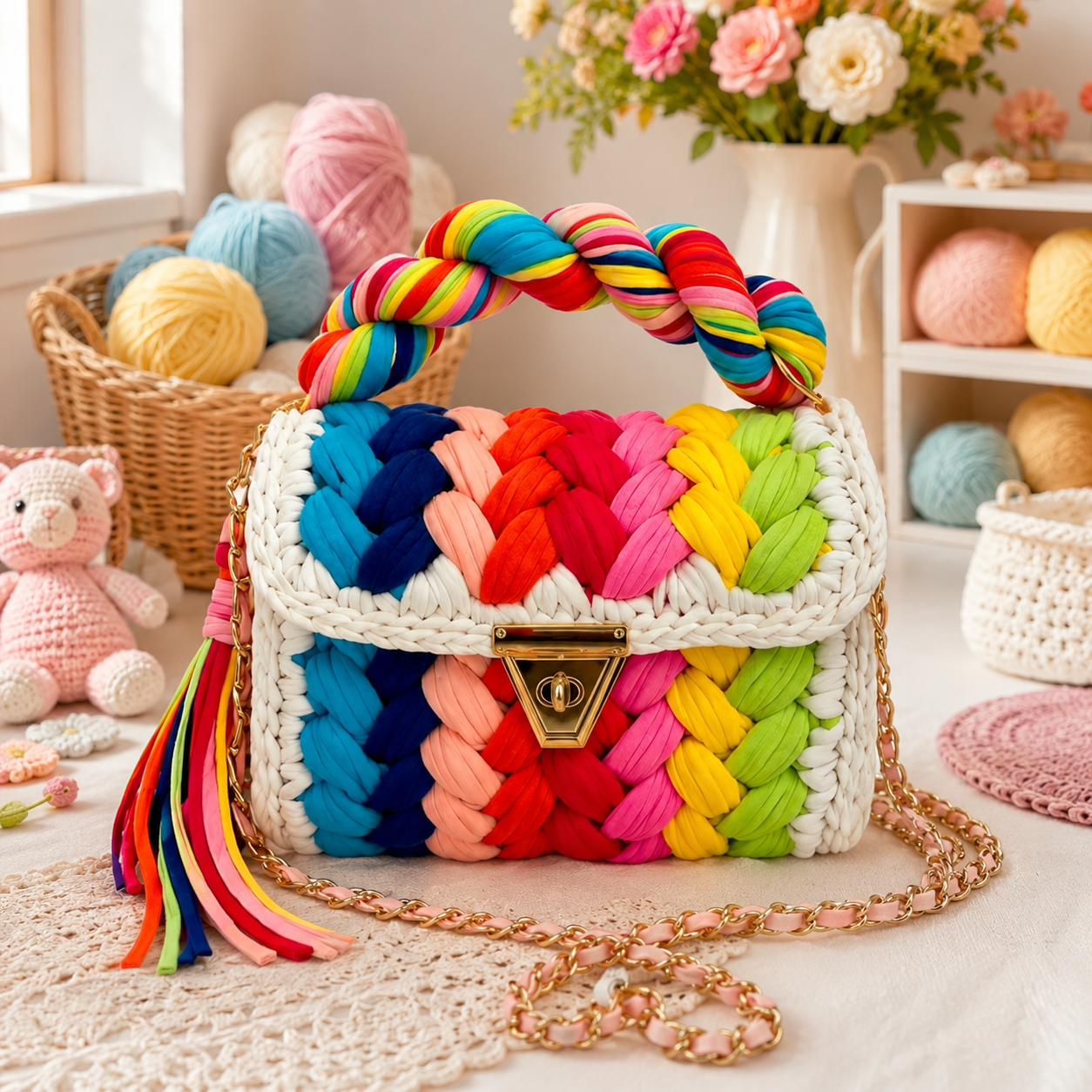 Pride Loops Crochet Bag